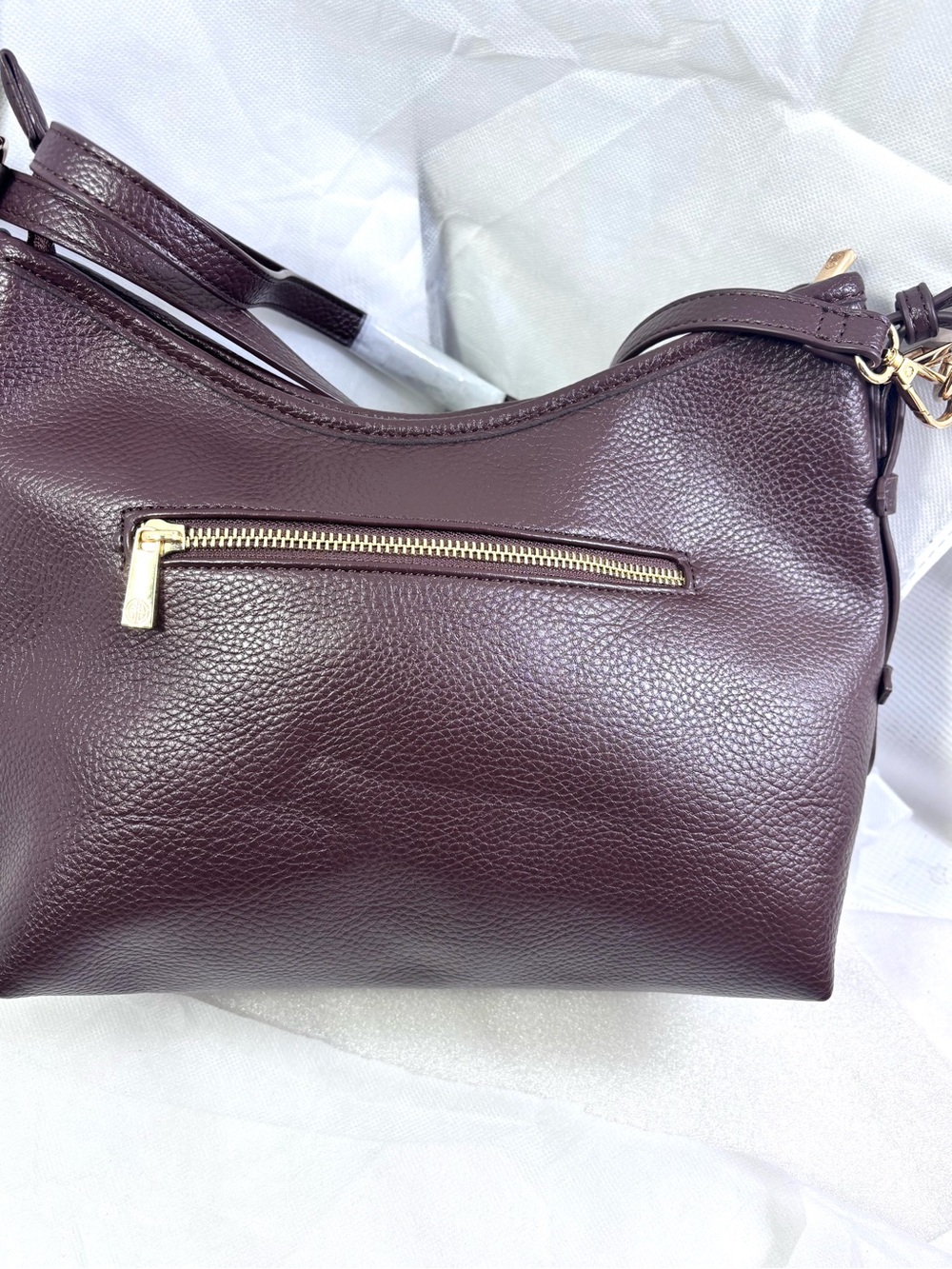 Giani Bernini Pebble Soft MD Shoulder Bag. Rich Coffee. - Picture 8 of 14
